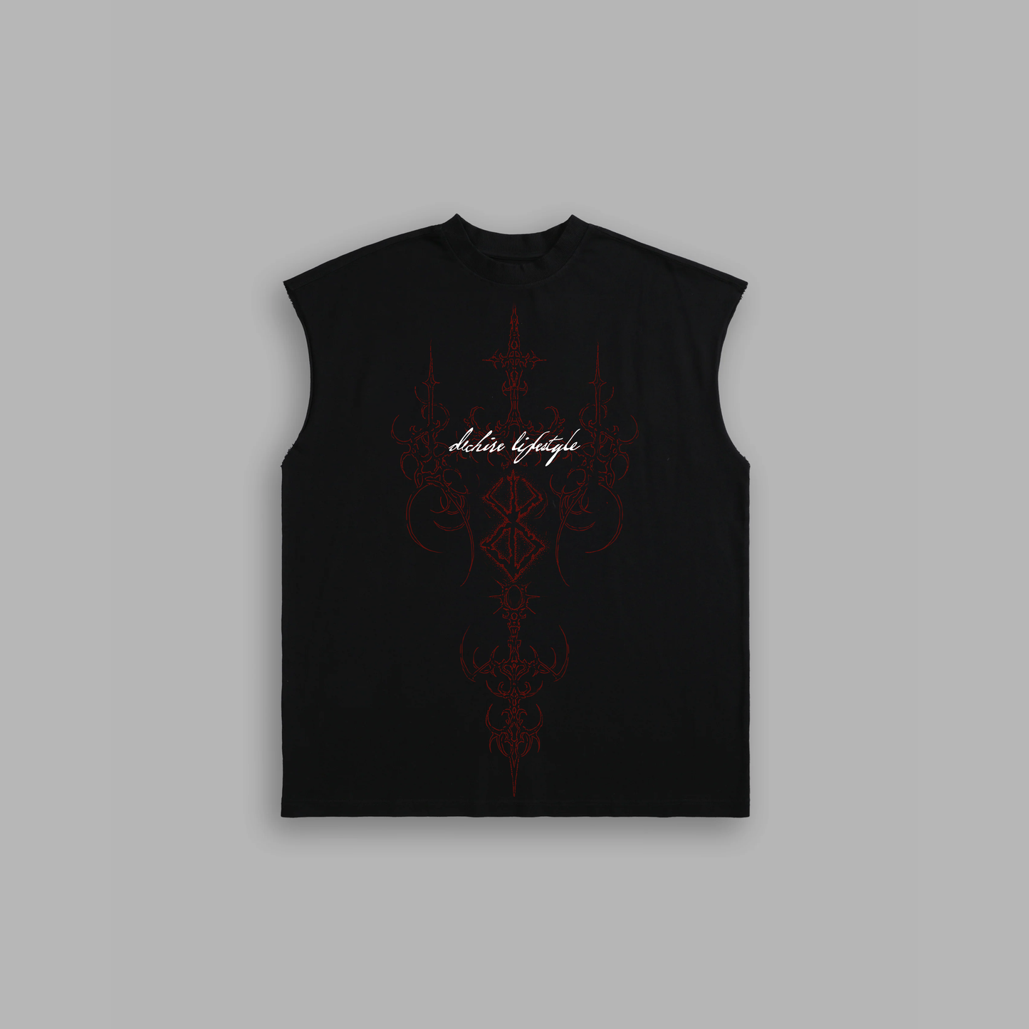 WOUND IN OUR HEARTS 'LIMITED' BOX CUT MUSCLE TEE IN BLACK