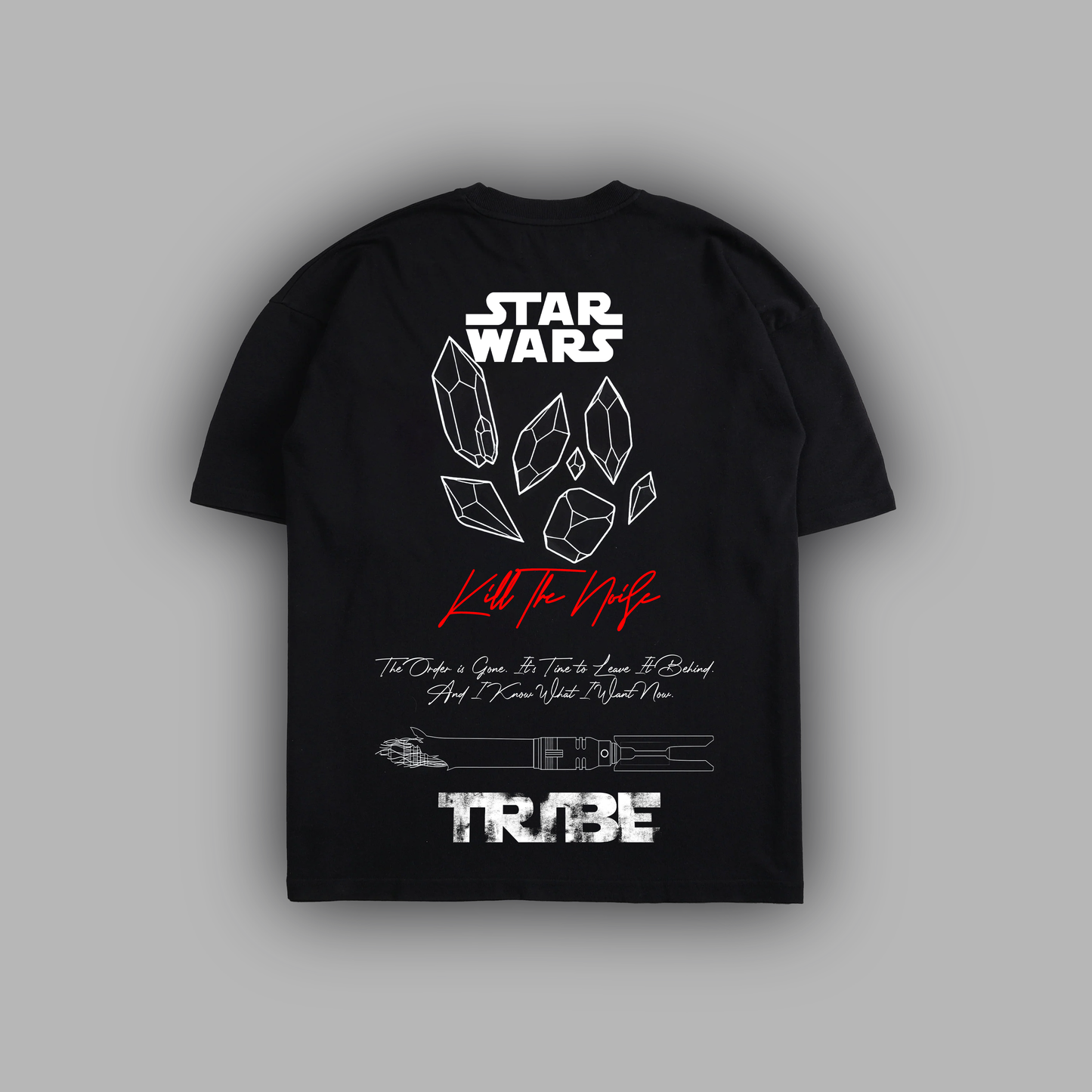 KAL KESTUS: JEDI SURVIVOR 'LIMITED' 8oz OVERSIZED TEE IN BLACK