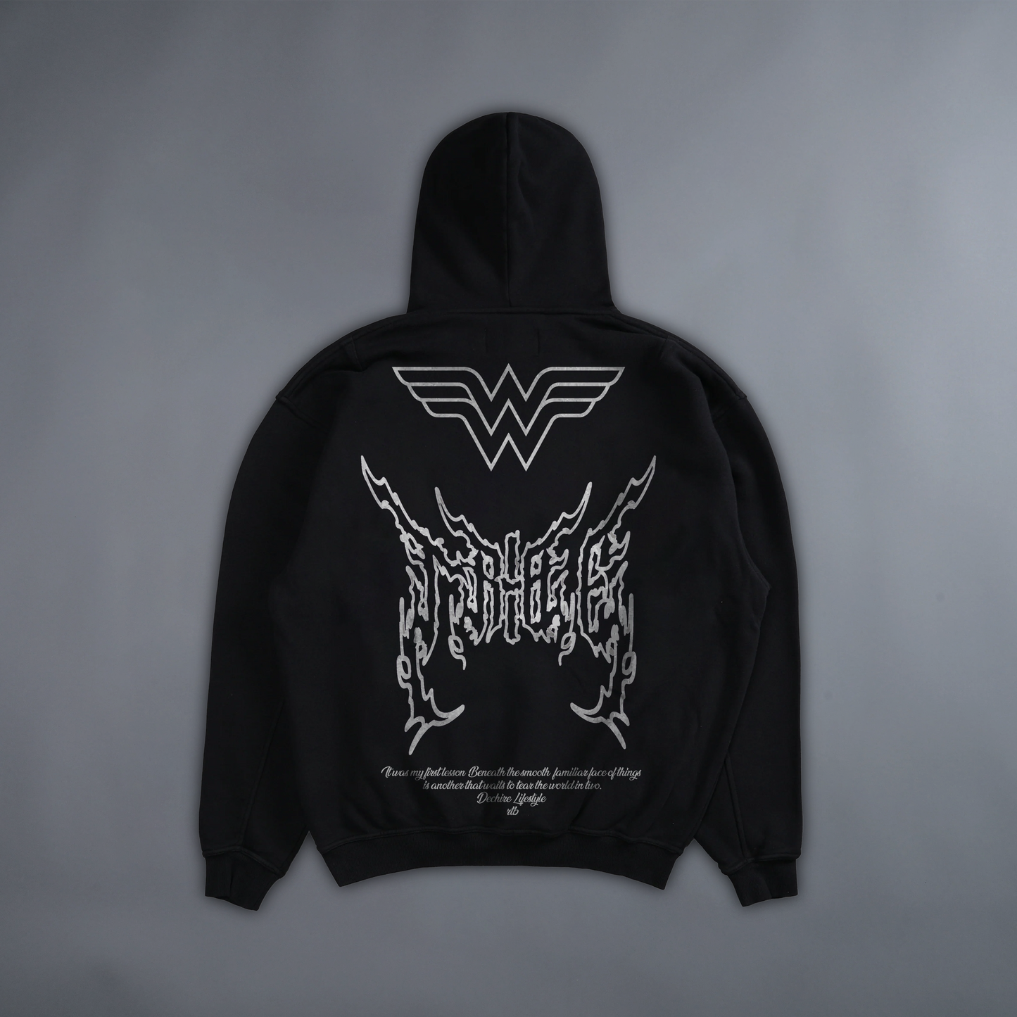 TEK CIRCE v. Wonder Woman 92' '1 of 50' LA:MADE HOODIE IN BLACK