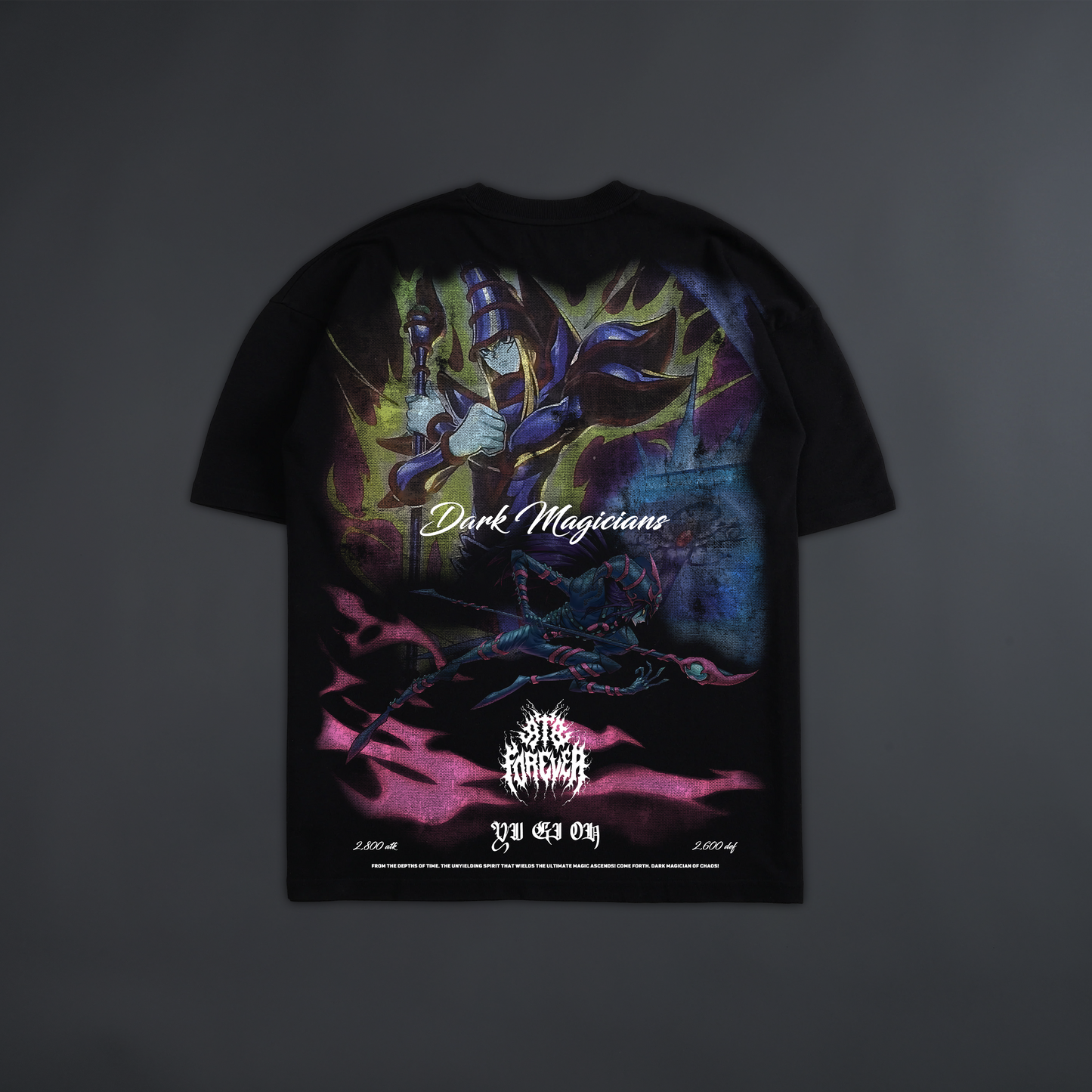 DARK MAGICIANS 'LIMITED' OVERSIZED TEE IN BLACK