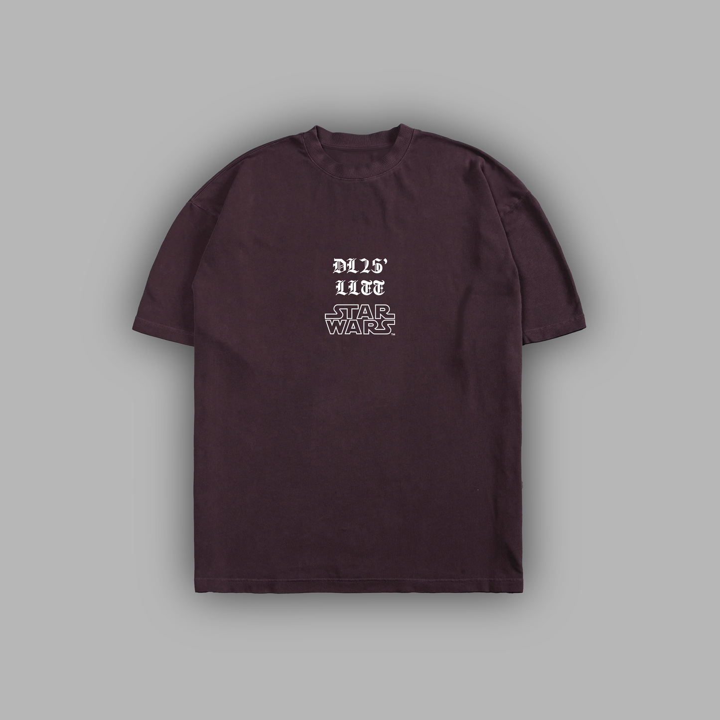 EP. IV A NEW HOPE 'LIMITED' SUEDED TEE IN PLUM