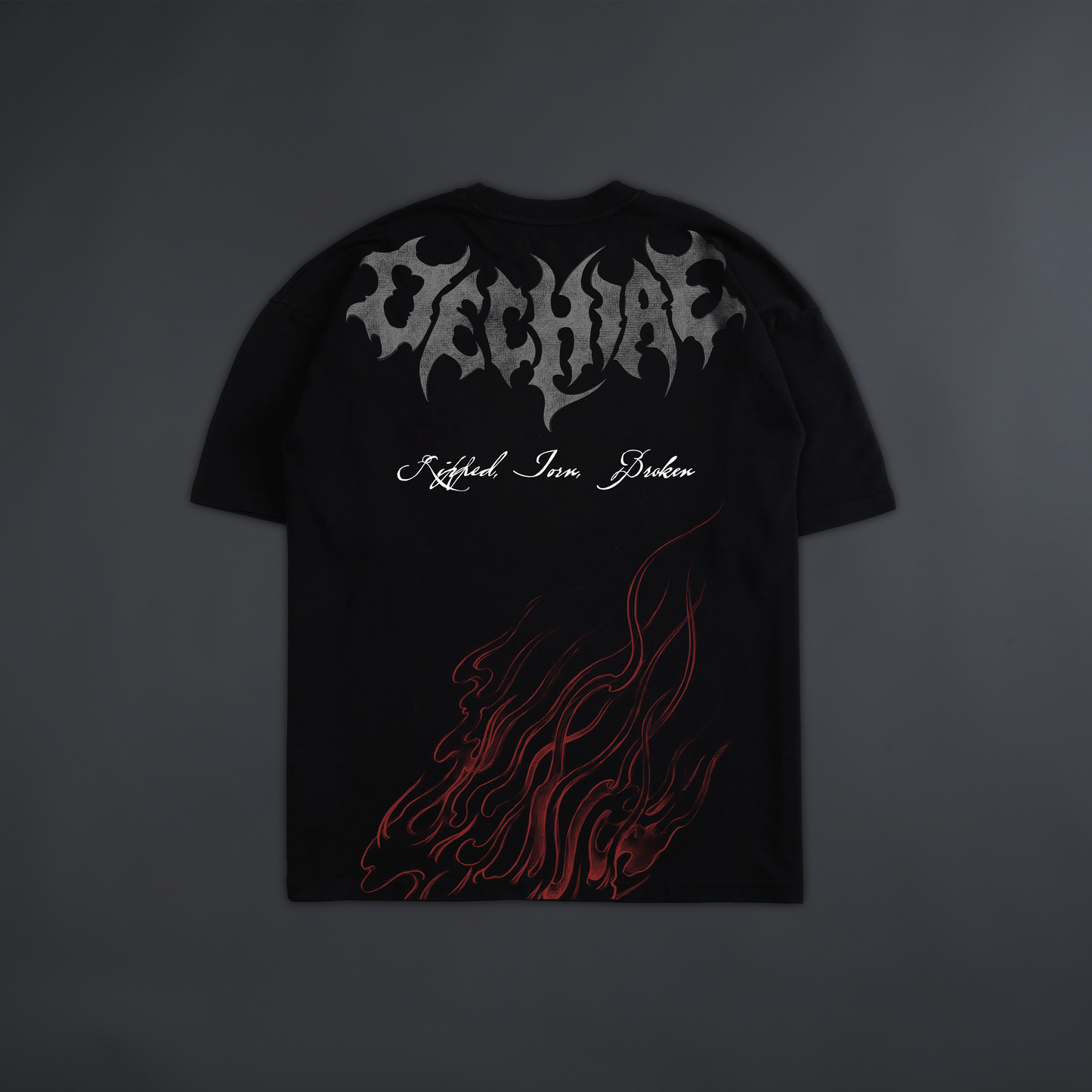 THE DOOMSDAY TITAN '1 OF 200' OVERSIZED TEE IN BLACK