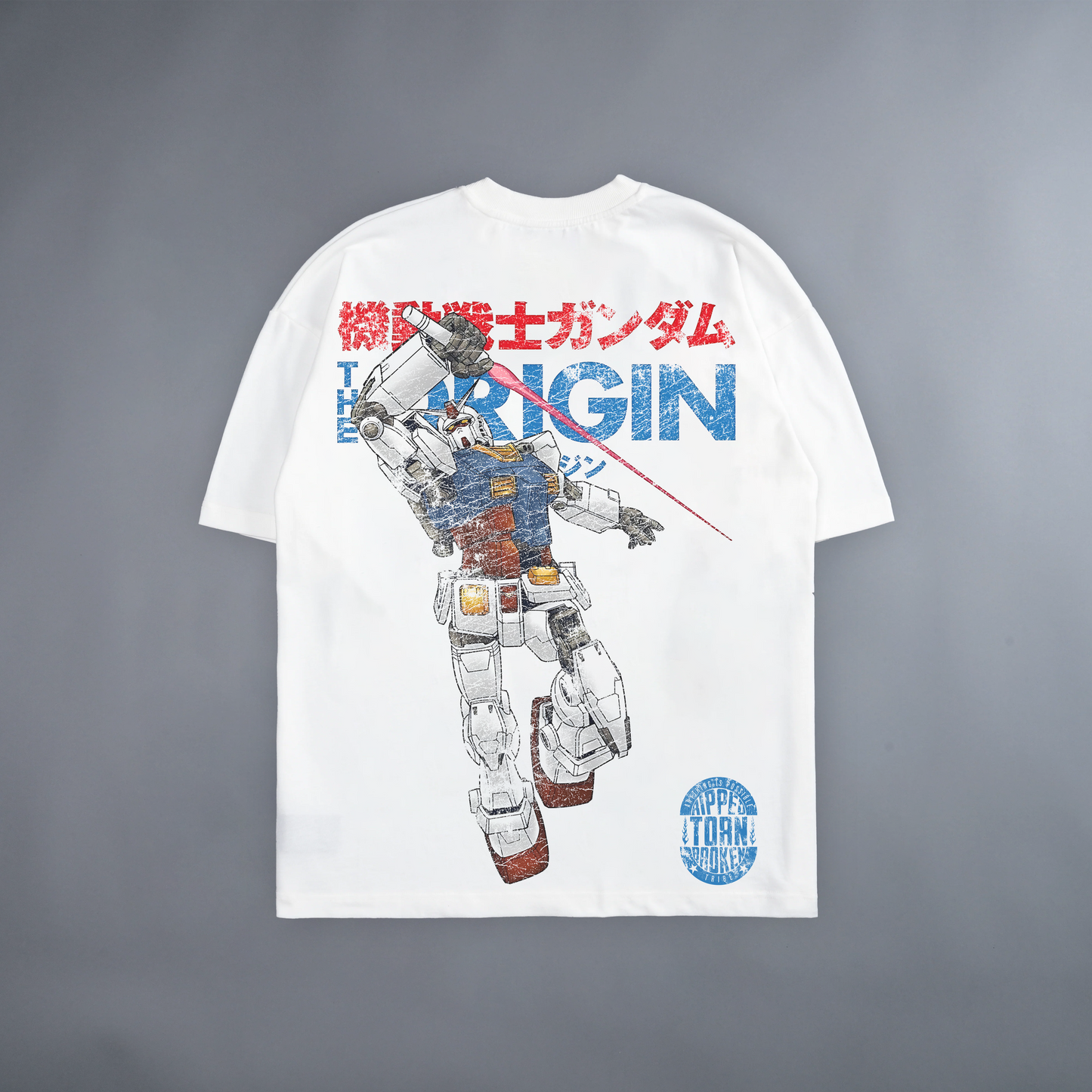RX-78-2: THE ORIGIN 'LIMITED' 240X BOXY OVERSIZED TEE IN WHITE