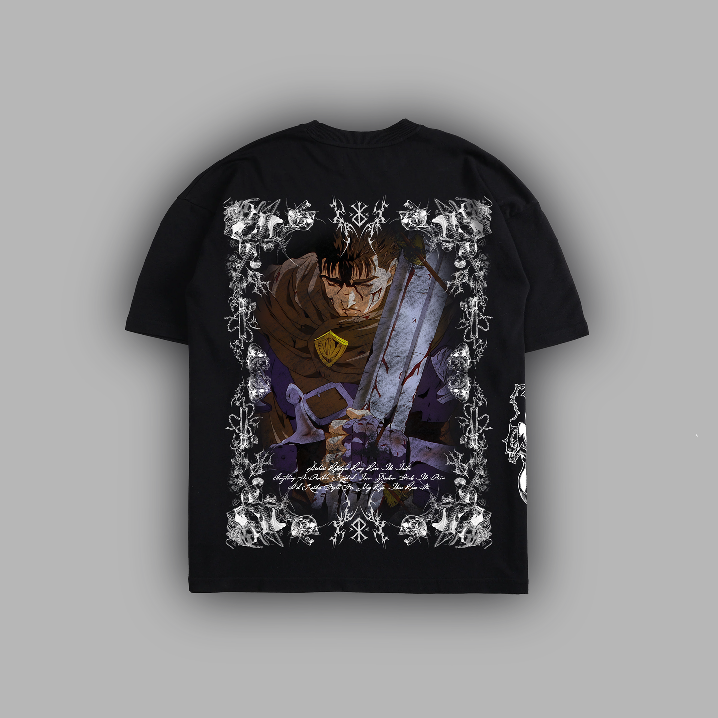 GUTS '1 OF 100' 8oz OVERSIZED TEE IN GREY