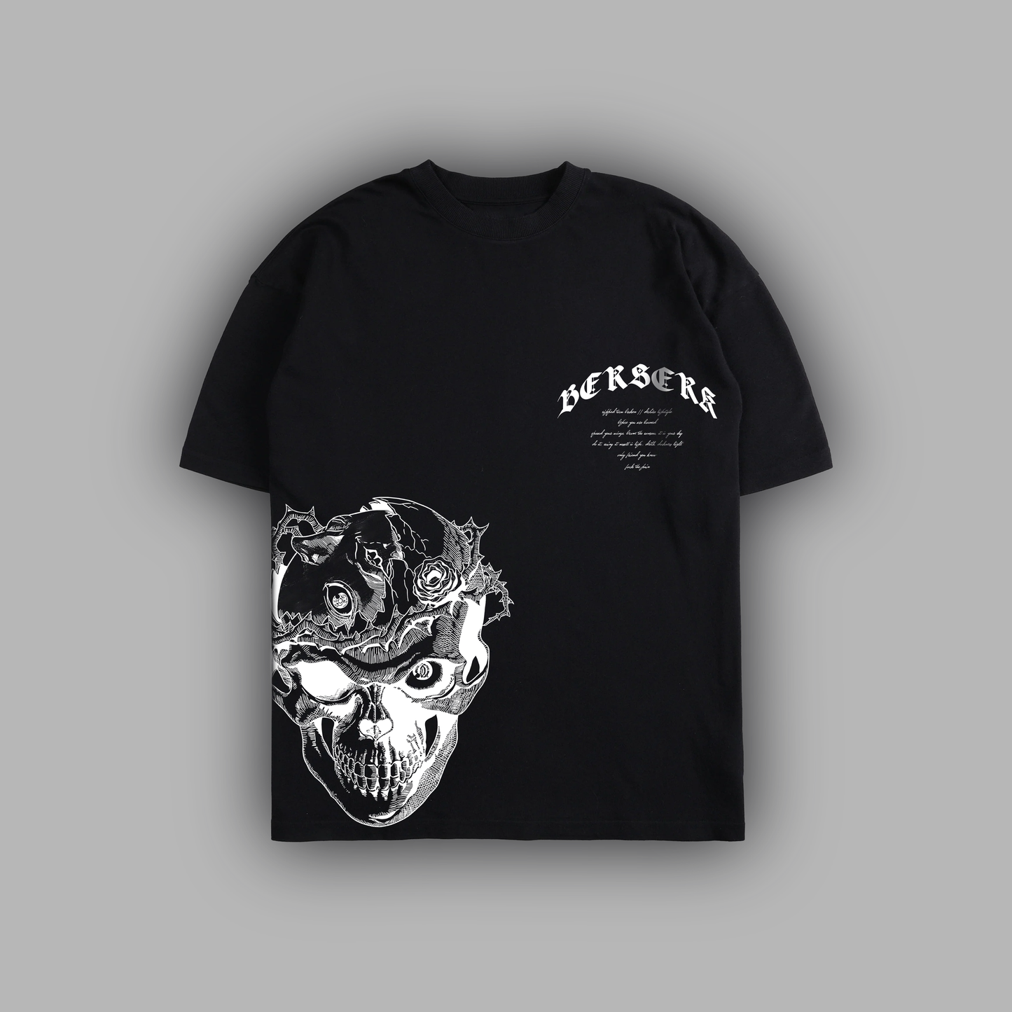 GUTS '1 OF 100' 8oz OVERSIZED TEE IN GREY