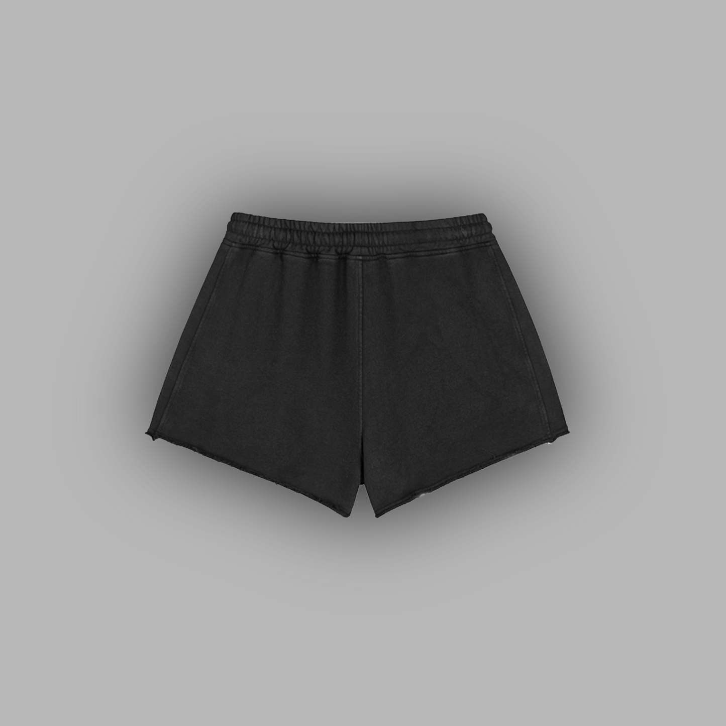 SNOW WASHED 'DAISY DUKES' SHORTS IN BLACK