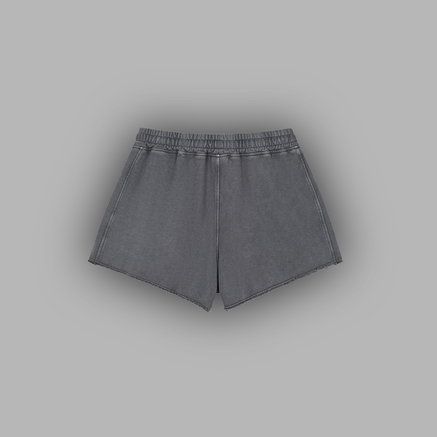 SNOW WASHED 'DAISY DUKES' SHORTS IN GRAY