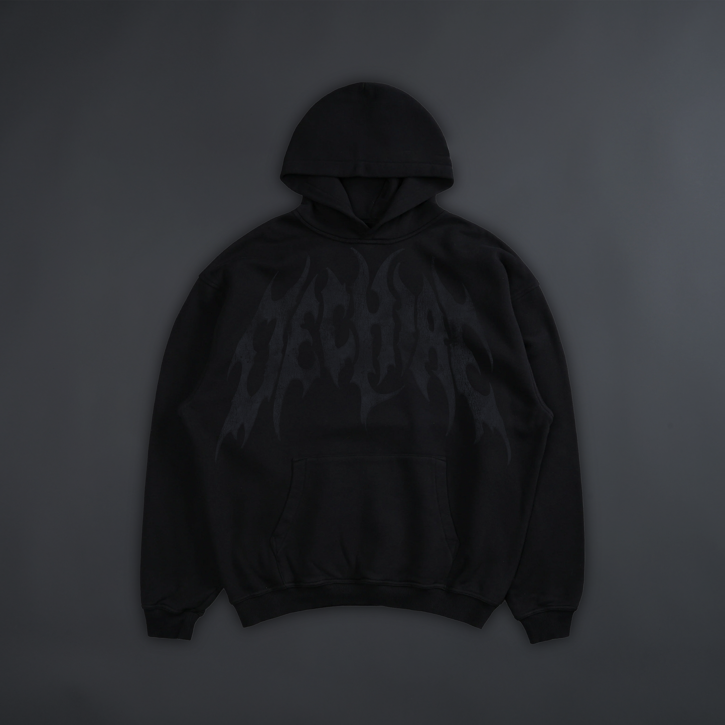 COLOSSAL 'LIMITED' HEAVYWEIGHT OVERSIZED HOODIE IN BLACK