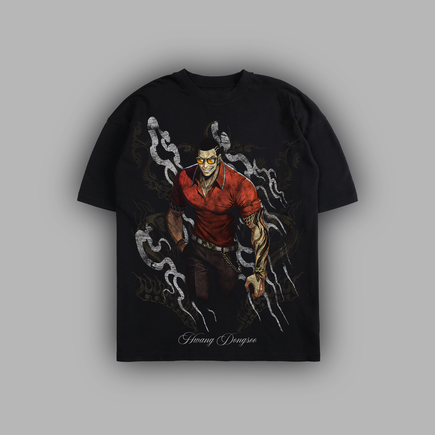 A BROTHERS REVENGE 'LIMITED' 6oz OVERSIZED TEE IN BLACK