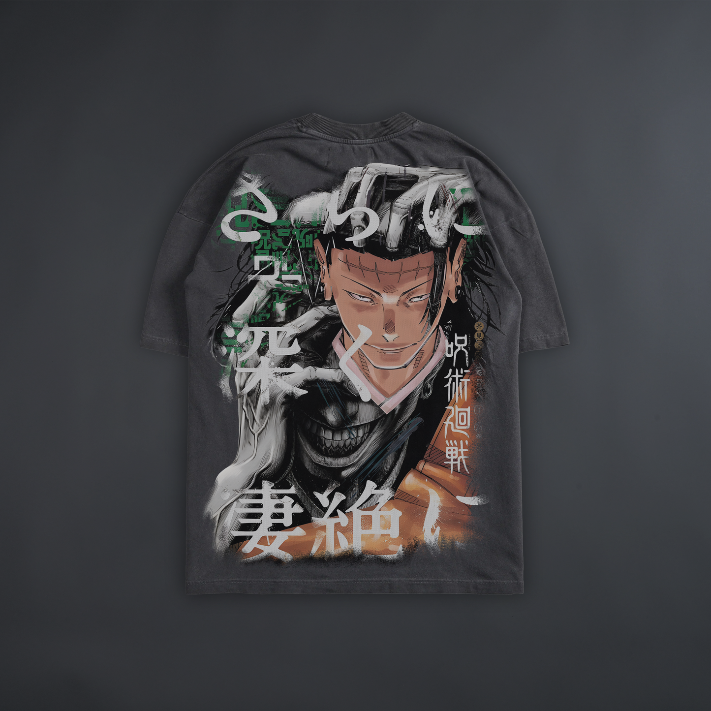 KENJAKU 'LIMITED' 8oz OVERSIZED TEE IN SLATE GRAY