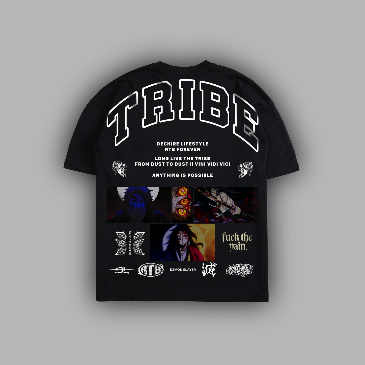 KOKUSHIBO 'LIMITED' 6oz OVERSIZED TEE IN BLACK