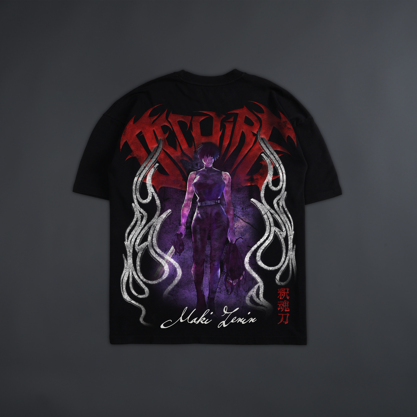 MAKI ZENIN 'LIMITED' 6oz OVERSIZED TEE IN BLACK
