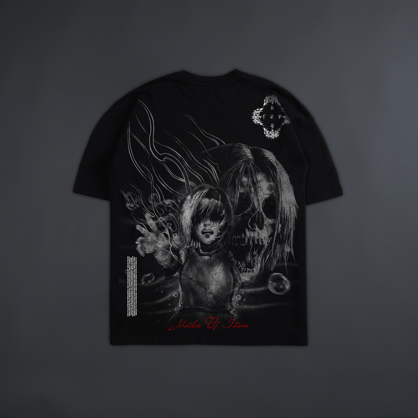 MOTHER OF TITANS 2025' EDITION OVERSIZED TEE IN BLACK