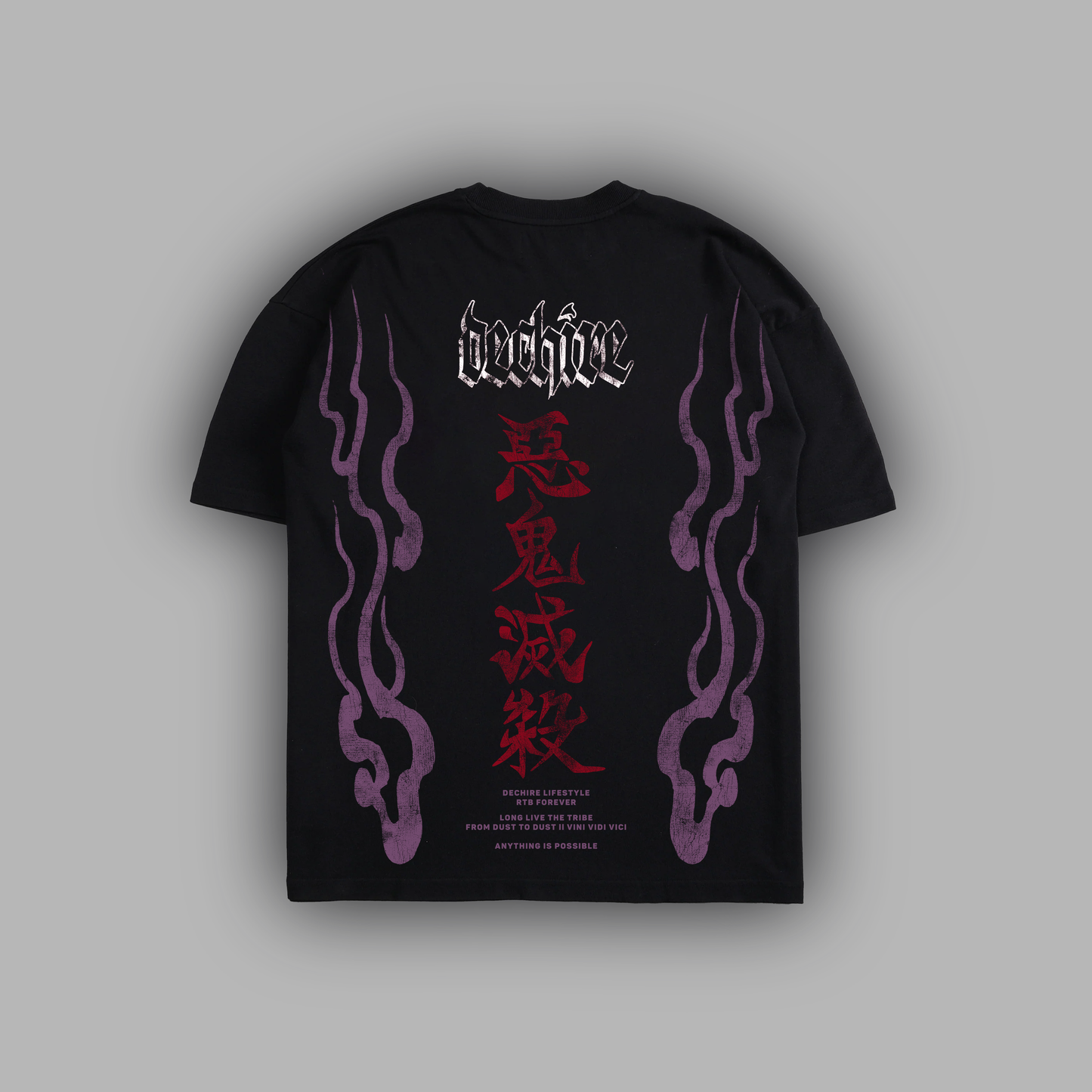 THE DEMON KING 'LIMITED' 6oz OVERSIZED TEE IN BLACK