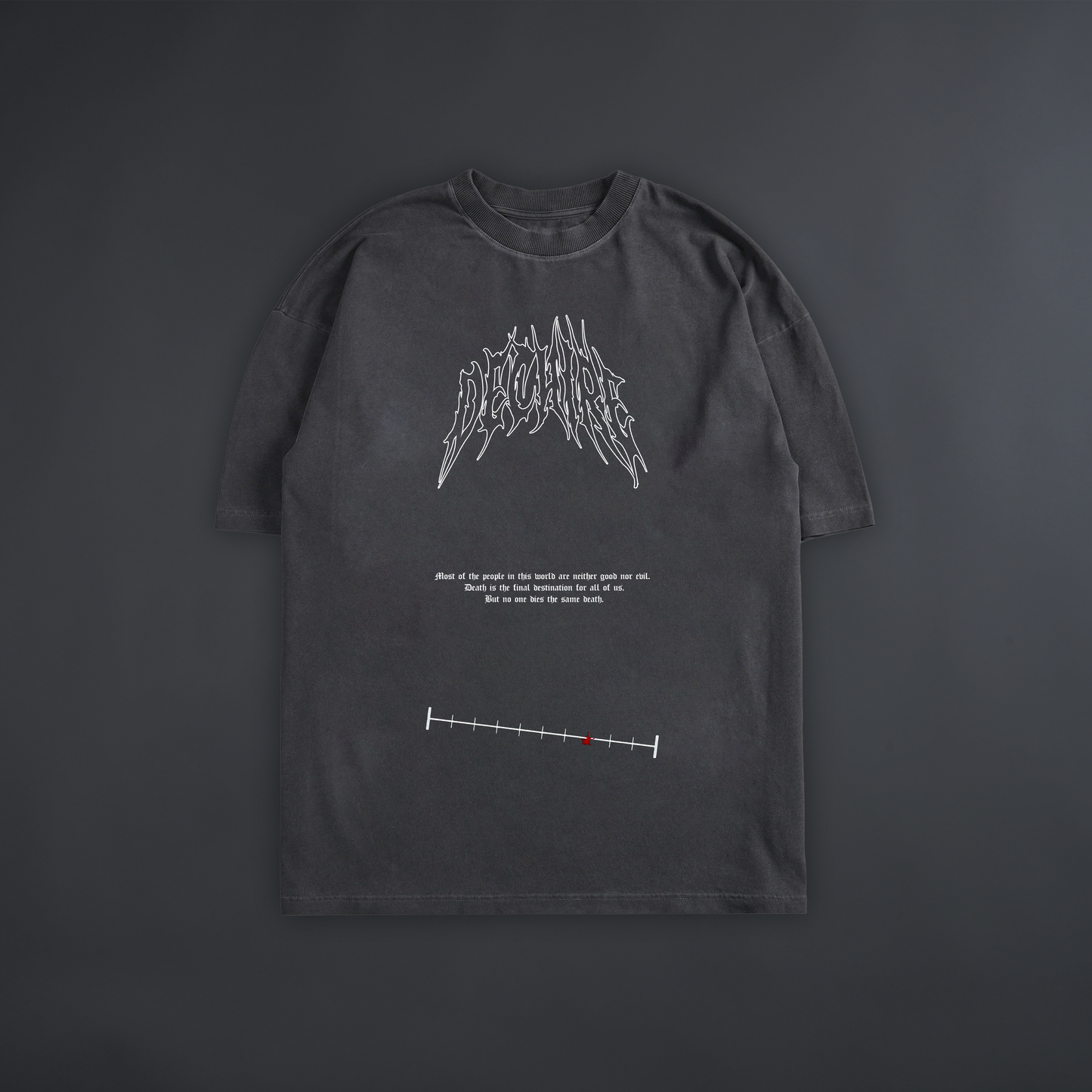NANAMI 'LIMITED' 8oz OVERSIZED TEE IN SLATE GRAY