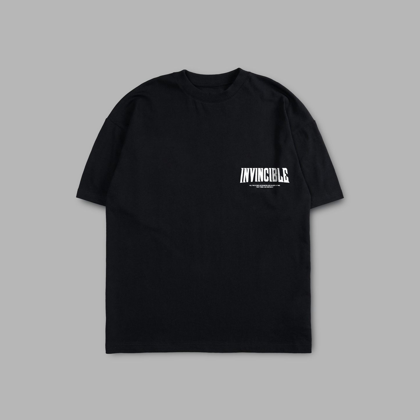 OMNI-MAN 'LIMITED' 6.8oz OVERSIZED TEE IN BLACK