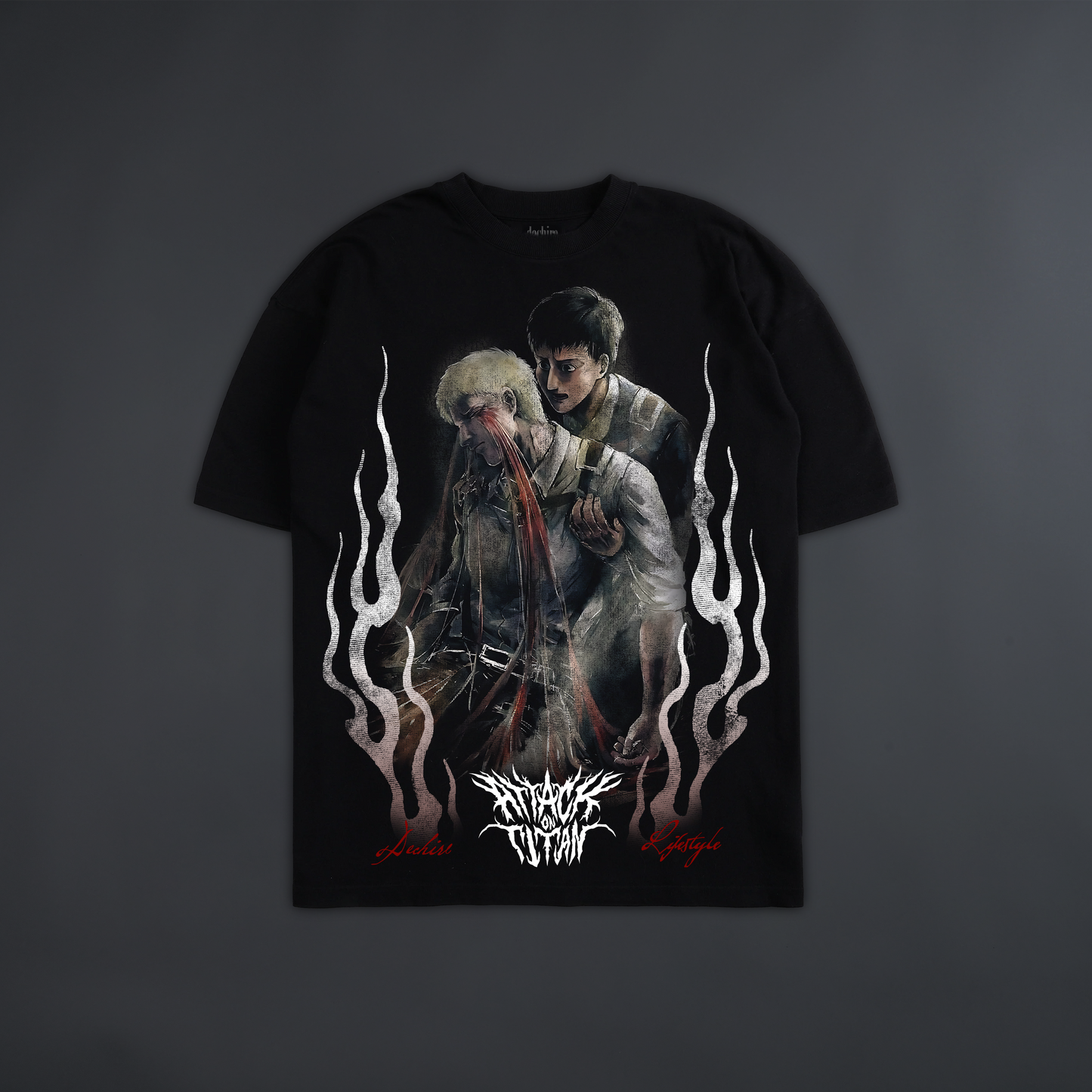 BREACH OF WALL MARIA 'LIMITED' 6oz OVERSIZED TEE IN BLACK