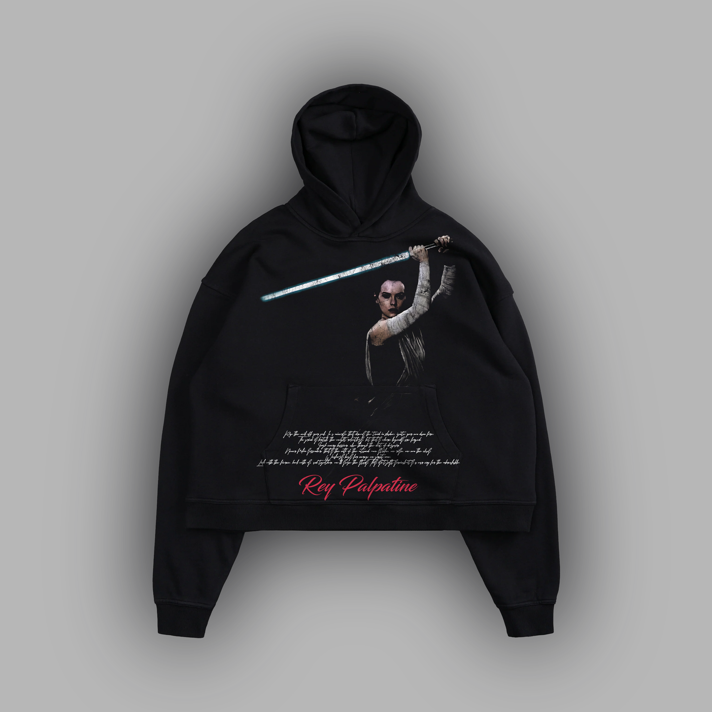 THE SCAVENGER 'LIMITED' BOX CUT HOODIE IN CHARCOAL
