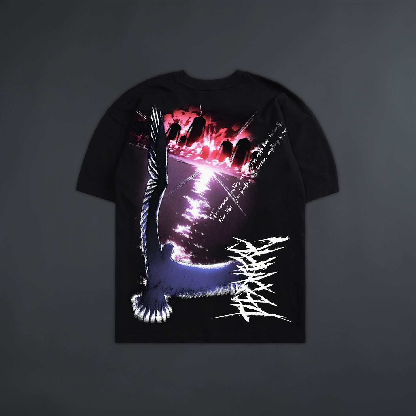 THE RUMBLING 'LIMITED' 6oz OVERSIZED TEE IN BLACK