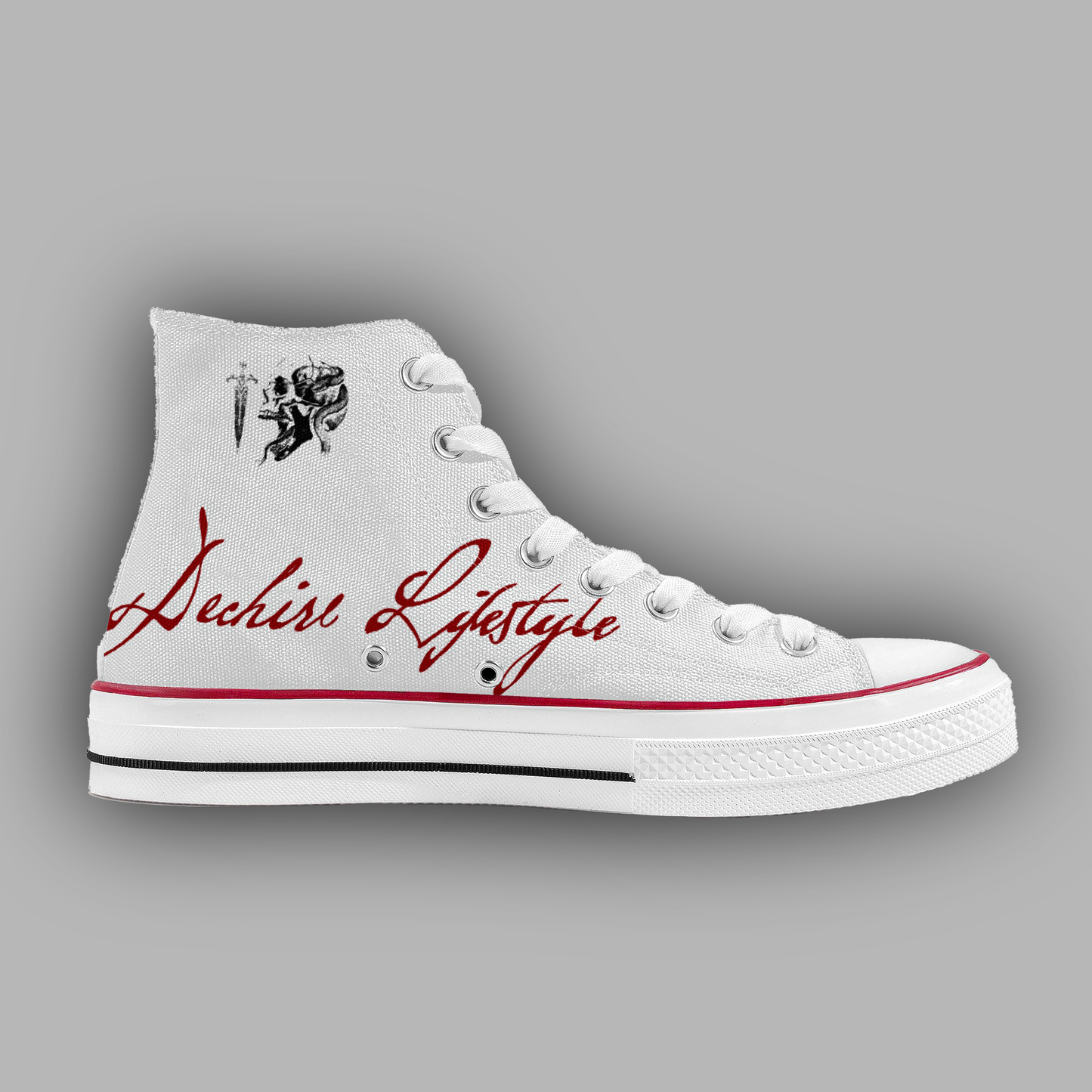 DEMON SLAYER x DL 'LIMITED' RTB4 HIGH-TOP SHOE IN MOON WHITE