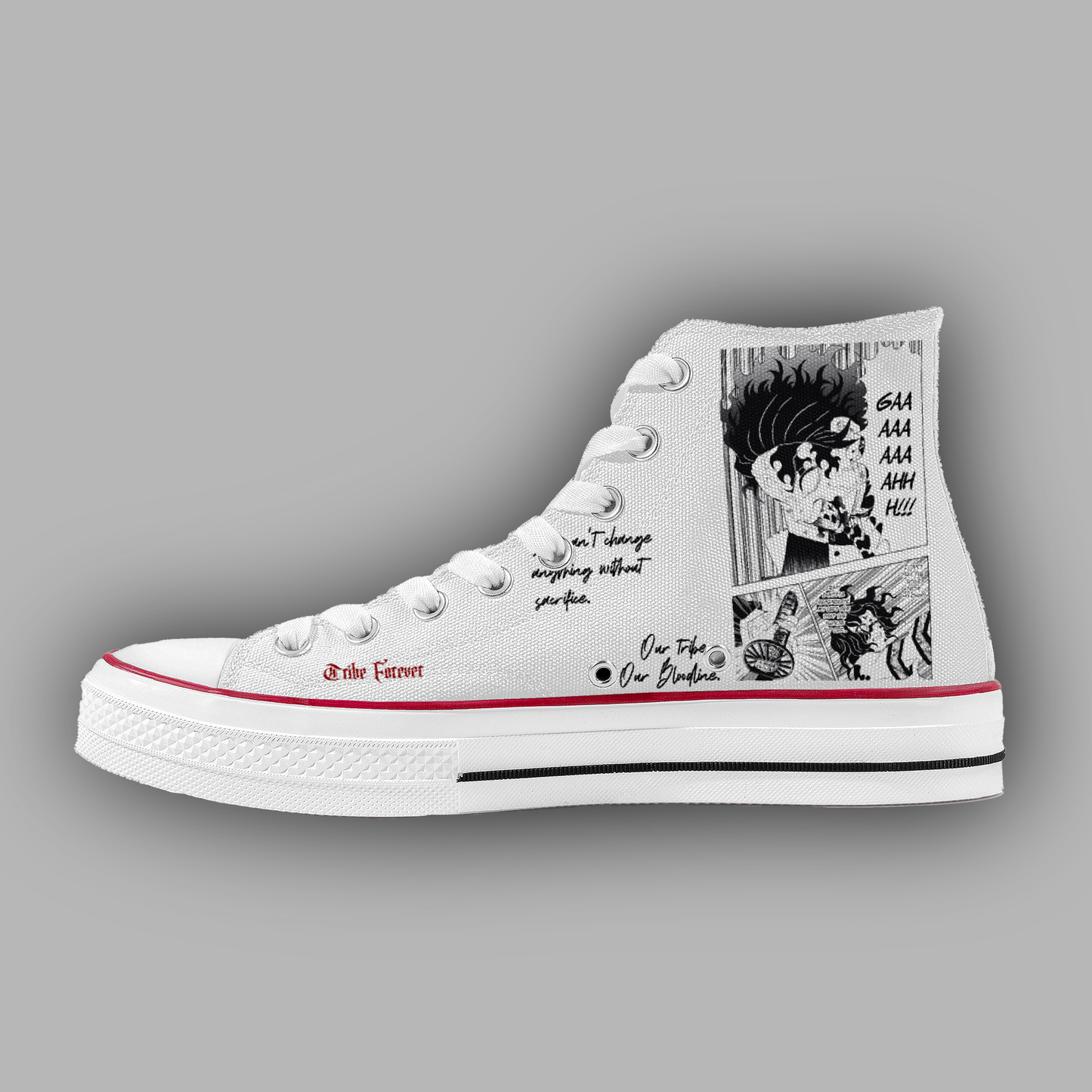 DEMON SLAYER x DL 'LIMITED' RTB4 HIGH-TOP SHOE IN MOON WHITE