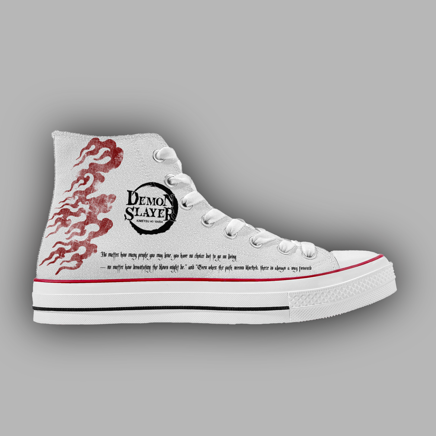 DEMON SLAYER x DL 'LIMITED' RTB4 HIGH-TOP SHOE IN MOON WHITE