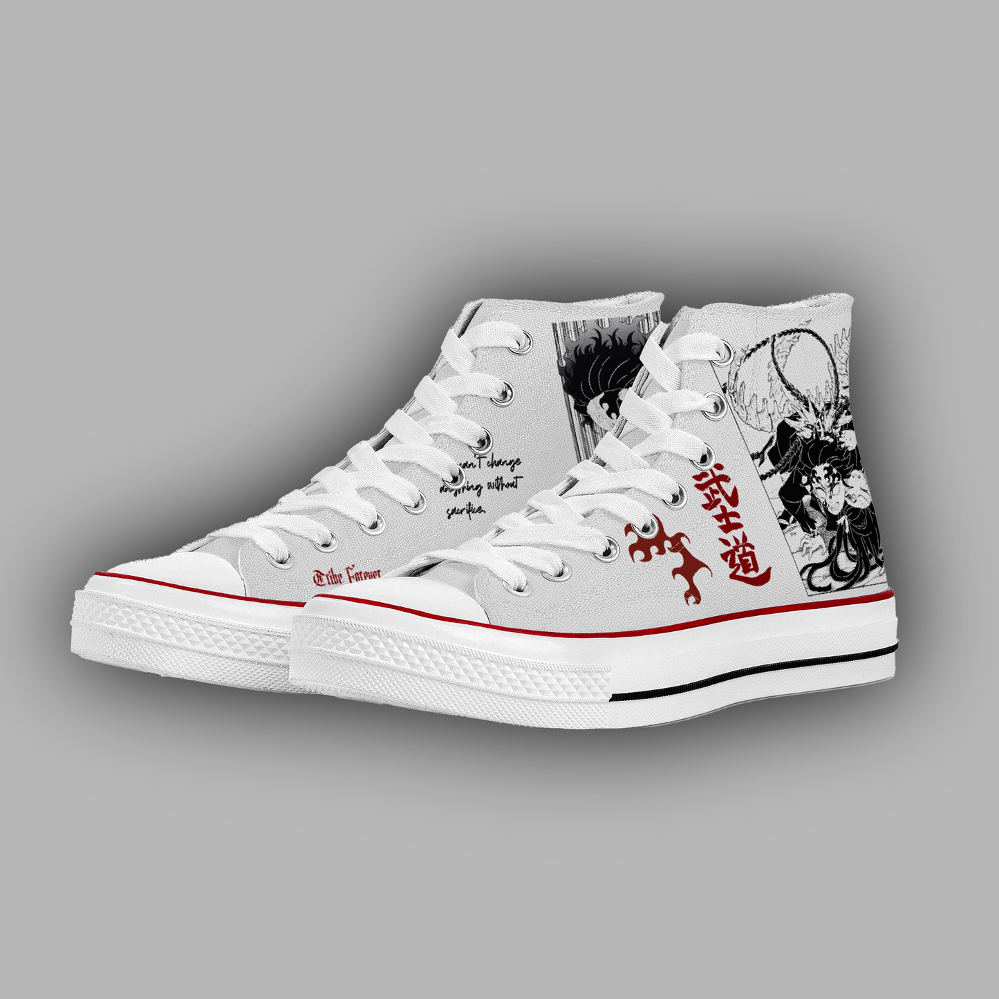 DEMON SLAYER x DL 'LIMITED' RTB4 HIGH-TOP SHOE IN MOON WHITE