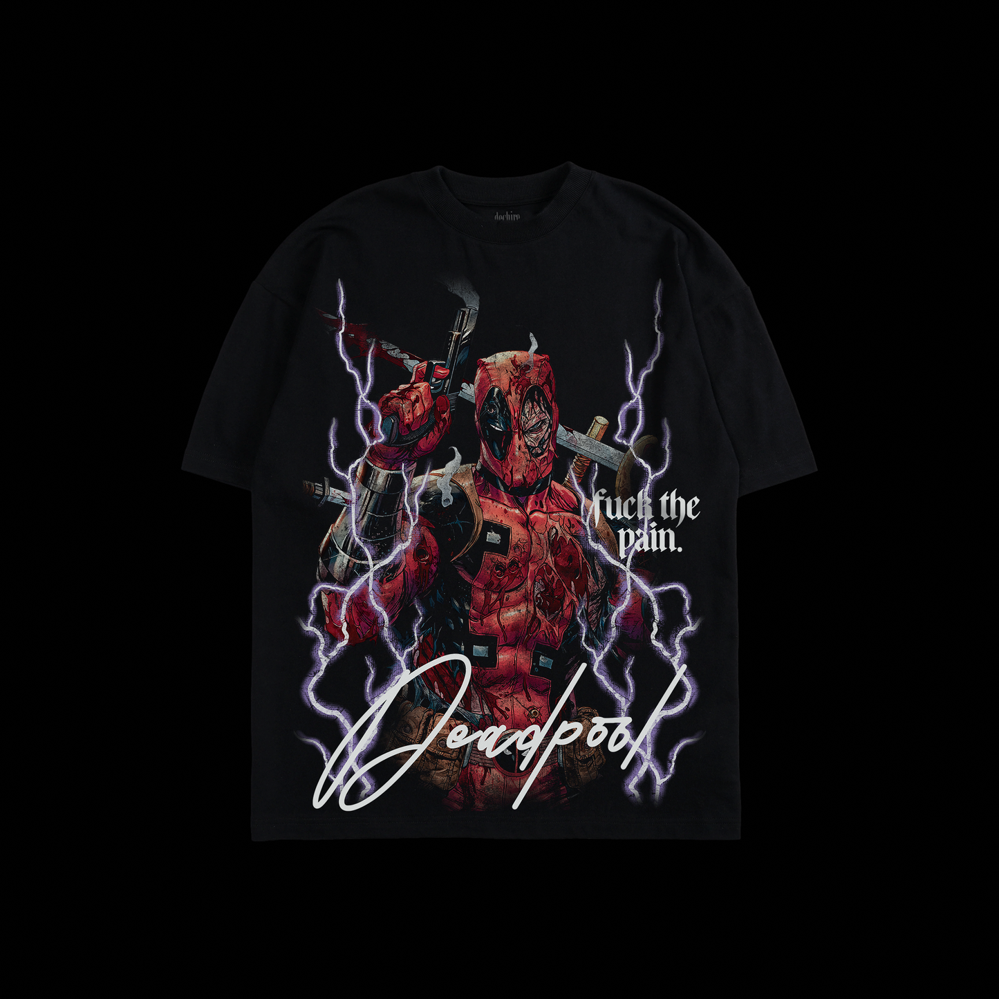 DEADPOOL | A VIOLENT SPECTACLE 'LIMITED' OS TEE IN BLACK