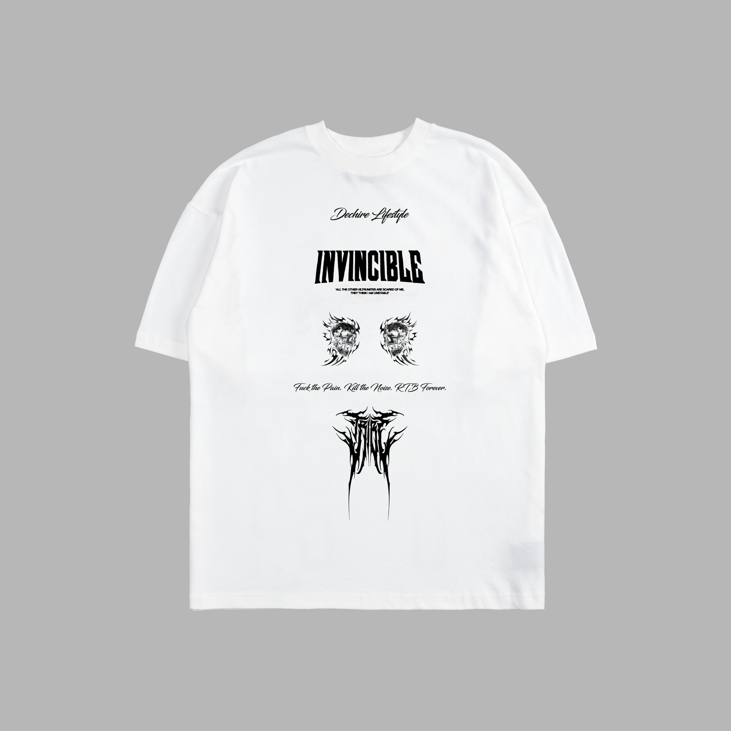 TEEN TEAM 'LIMITED' 6.8oz OVERSIZED TEE IN WHITE