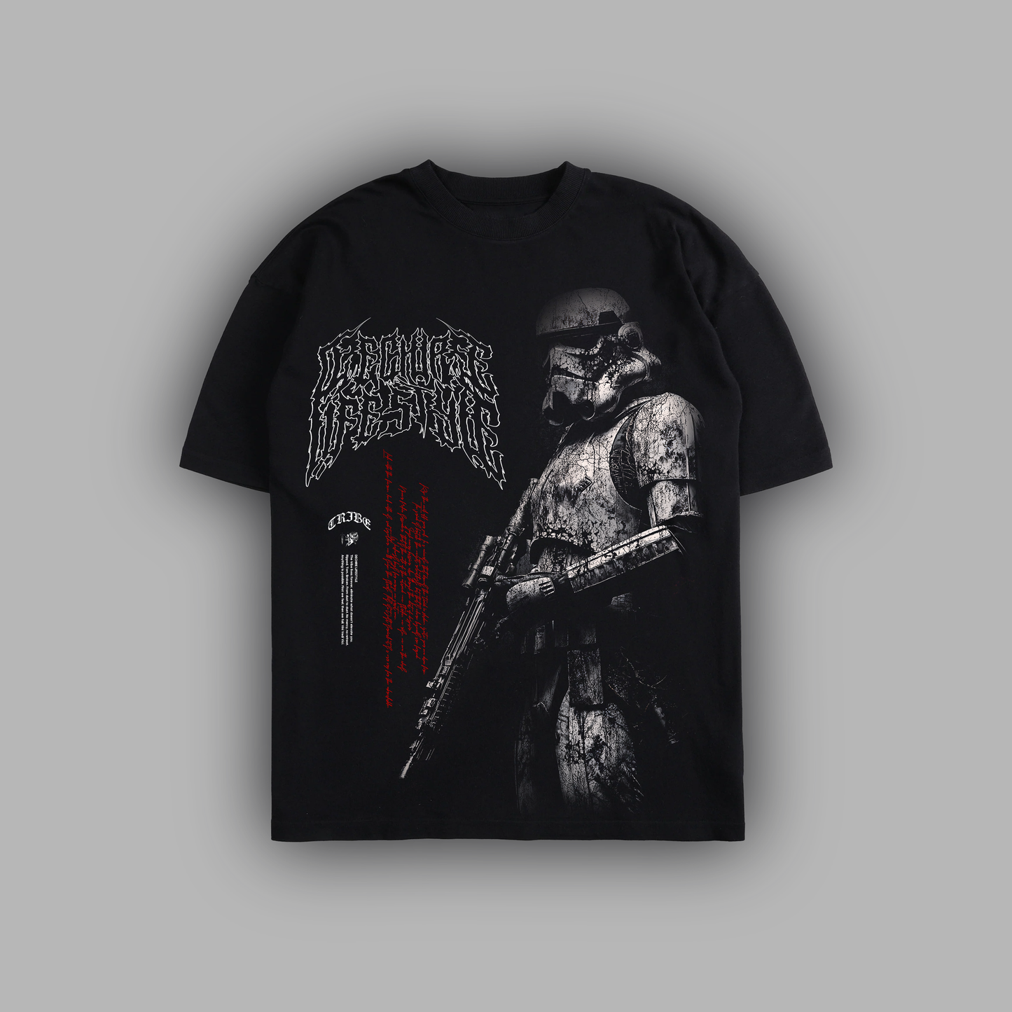 CLONED 'LIMITED' 8oz OVERSIZED TEE IN BLACK