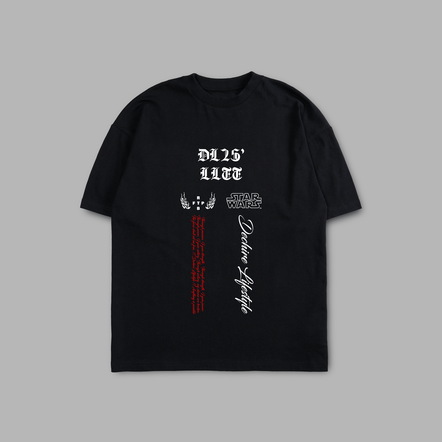 ANAKIN SKYWALKER 'LIMITED' 8oz OVERSIZED TEE IN BLACK
