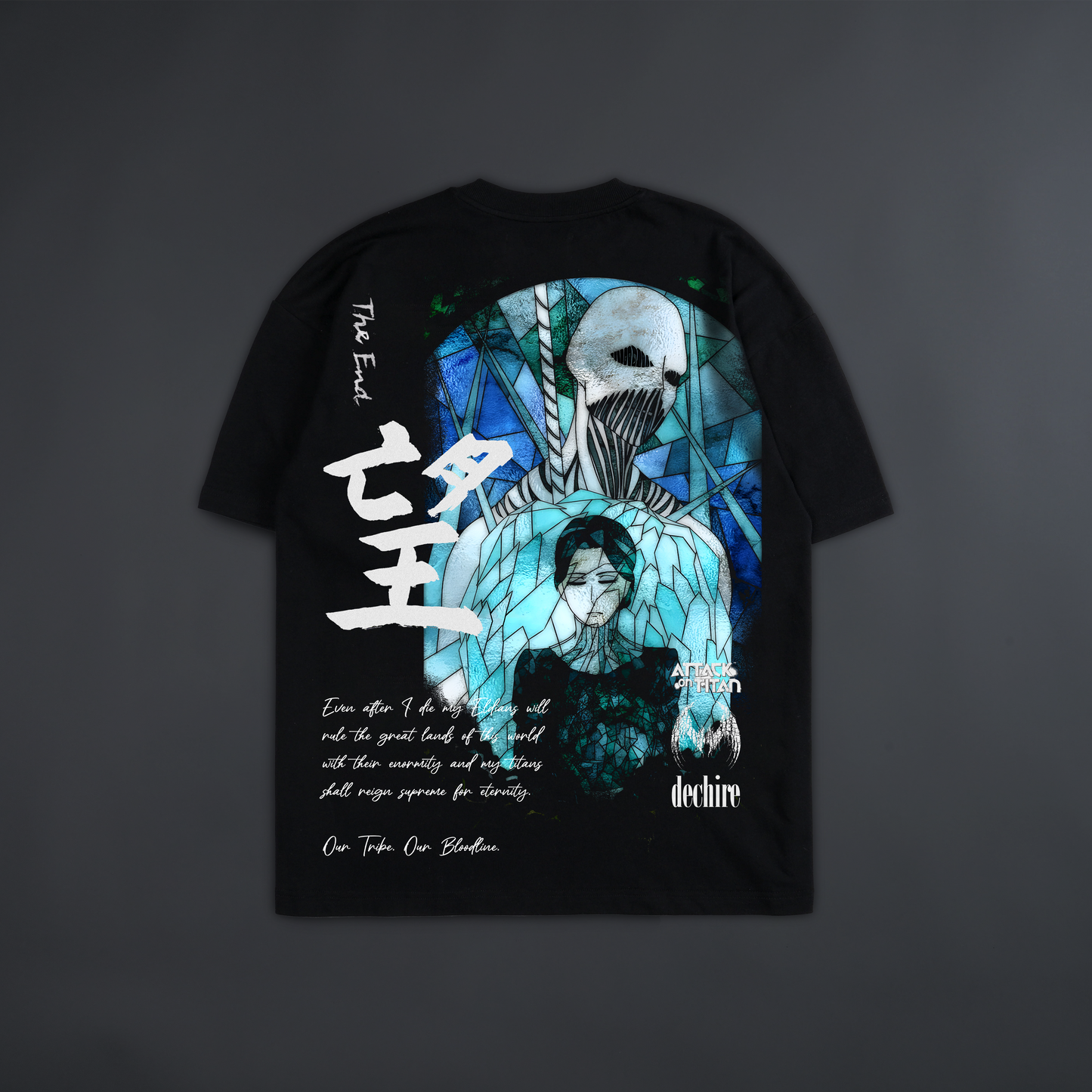 MOSIAC OF THE WARHAMMER 'LIMITED' 6oz OVERSIZED TEE IN BLACK