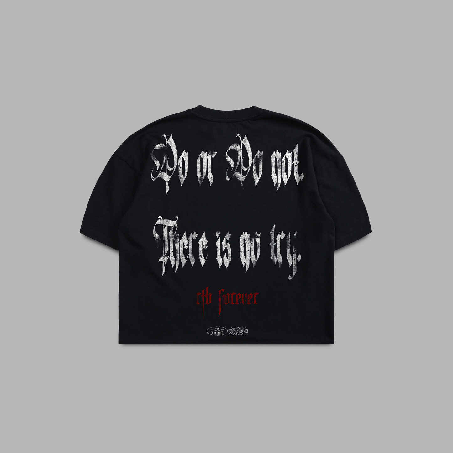 MASTER YODA '1 0F 100' SS BOXY TEE IN BLACK