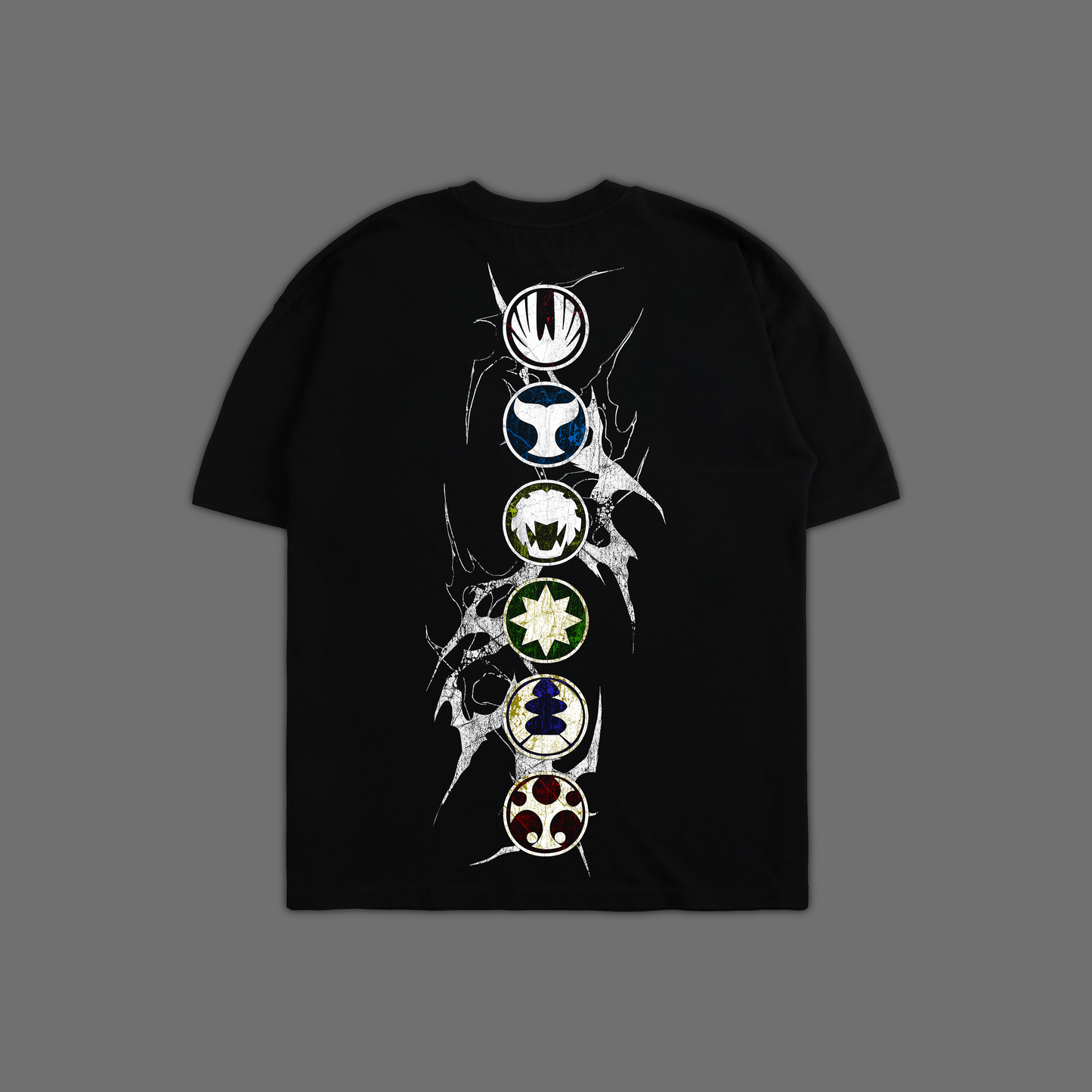 NINJA STORM II THUNDER RANGERS 'LIMITED' OVERSIZED TEE IN BLACK