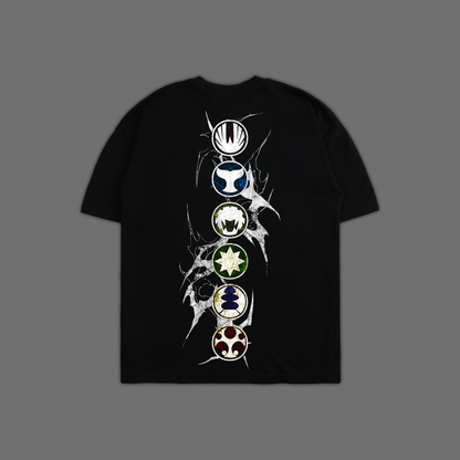 NINJA STORM II THUNDER RANGERS 'LIMITED' OVERSIZED TEE IN BLACK