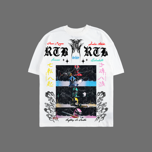 SAMURAI II SUPER SENTAI 'LIMITED' OVERSIZED TEE IN BLACK