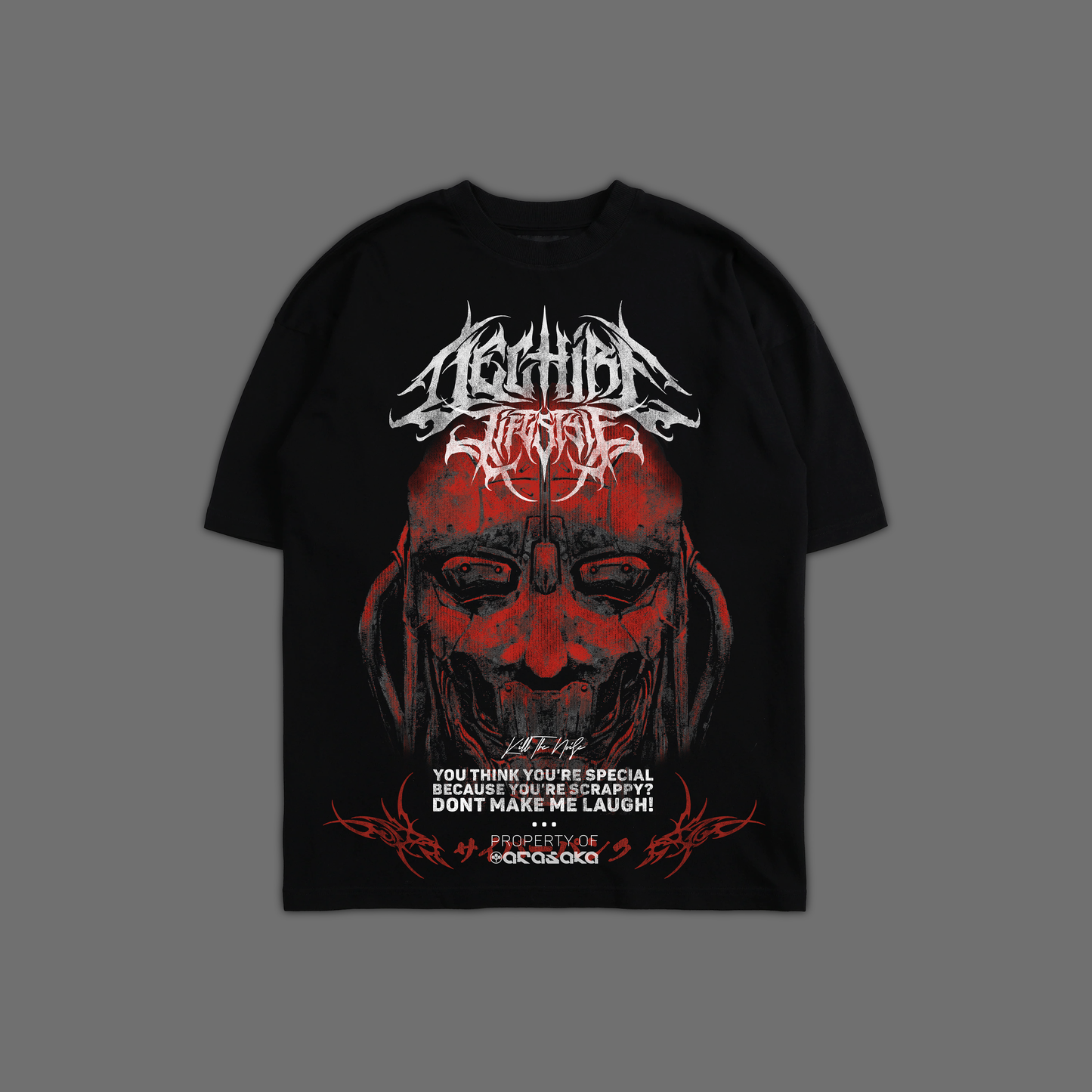 ADAM SMASHER 'LIMITED' OVERSIZED TEE IN BLACK