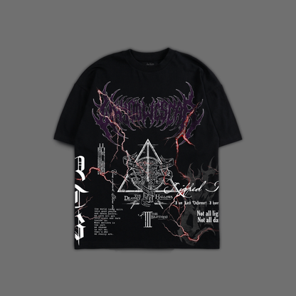 HE WHO MUST NOT BE NAMED '1 OF 500' OVERSIZED TEE IN BLACK