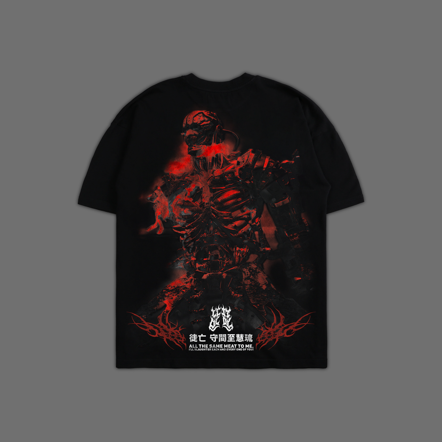 ADAM SMASHER 'LIMITED' OVERSIZED TEE IN BLACK