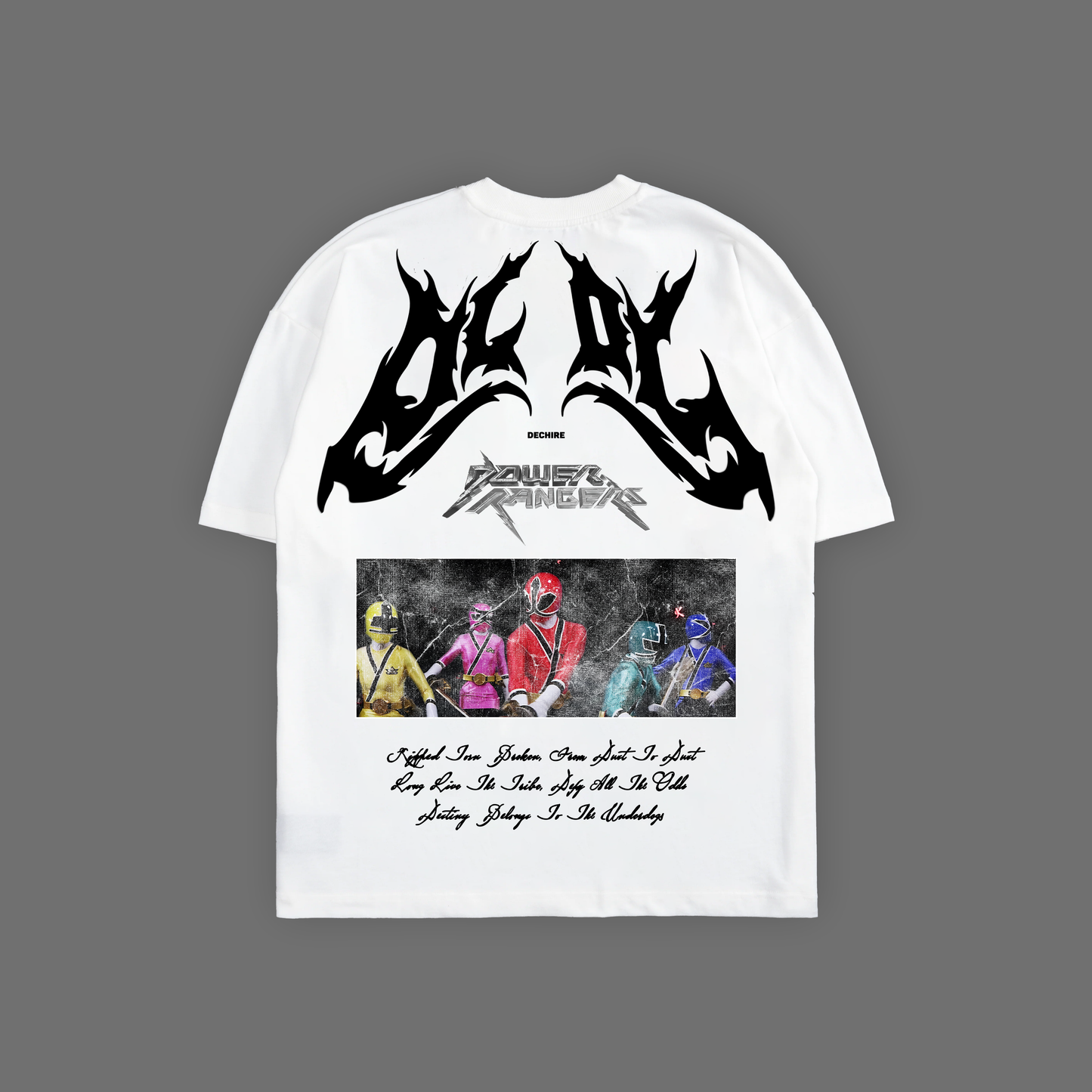 SAMURAI II SUPER SENTAI 'LIMITED' OVERSIZED TEE IN BLACK