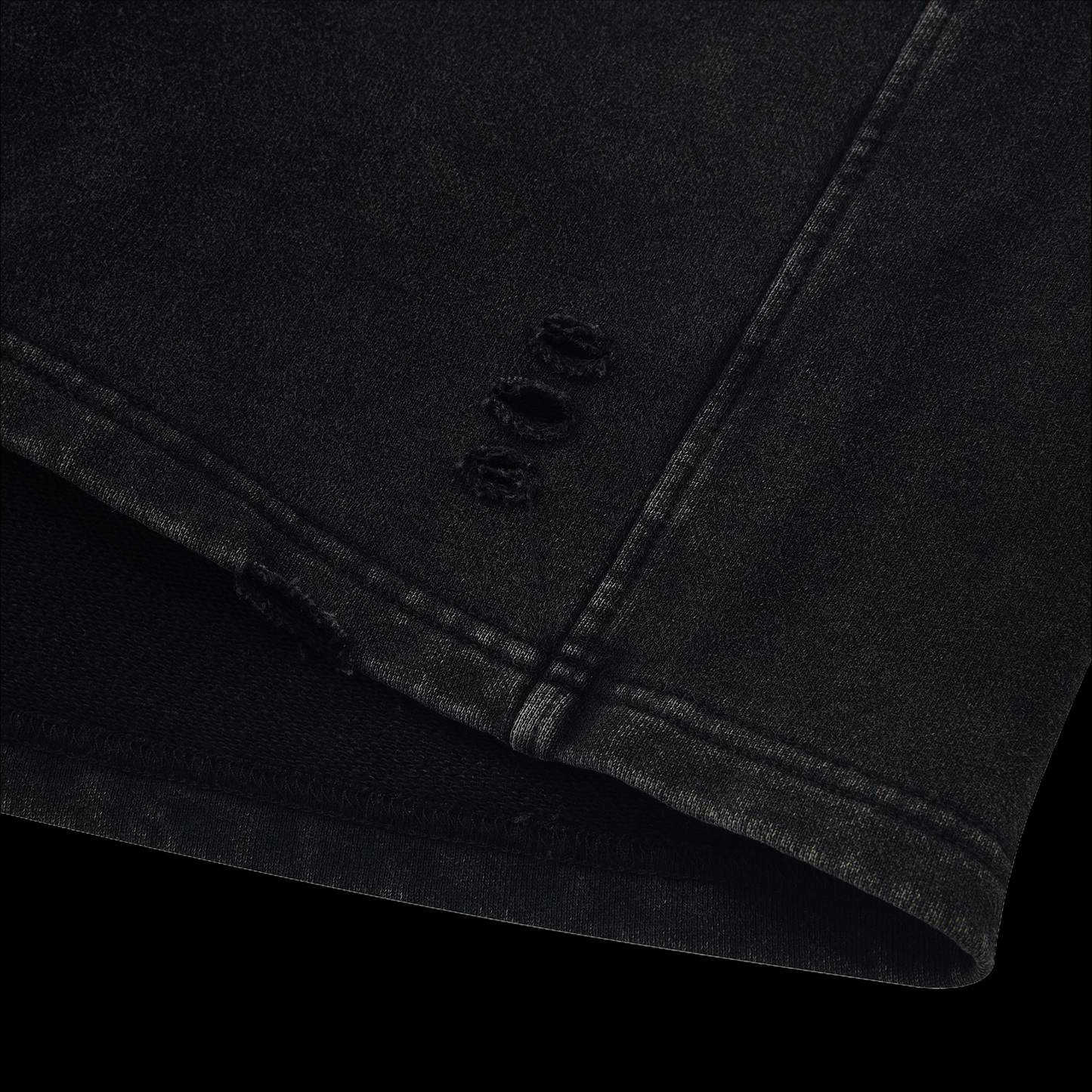 KILL THE NOISE 'DISTRESSED & WASHED' CAMO ELASTIC WAISTBAND SHORTS