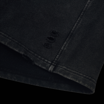 KILL THE NOISE 'DISTRESSED & WASHED' CAMO ELASTIC WAISTBAND SHORTS