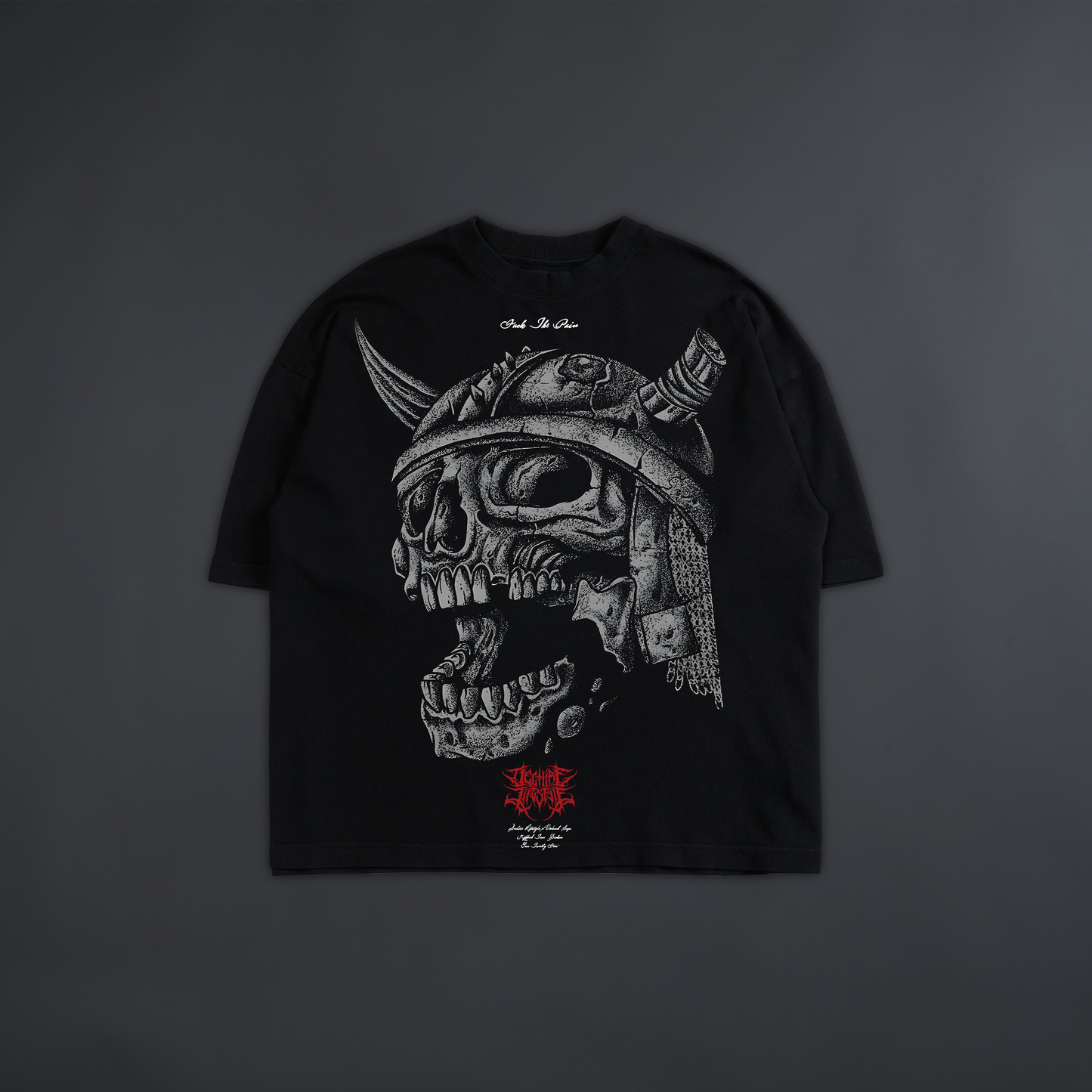 THORS: TROLL OF JOM 'LIMITED' OVERSIZED BOXY TEE IN BLACK