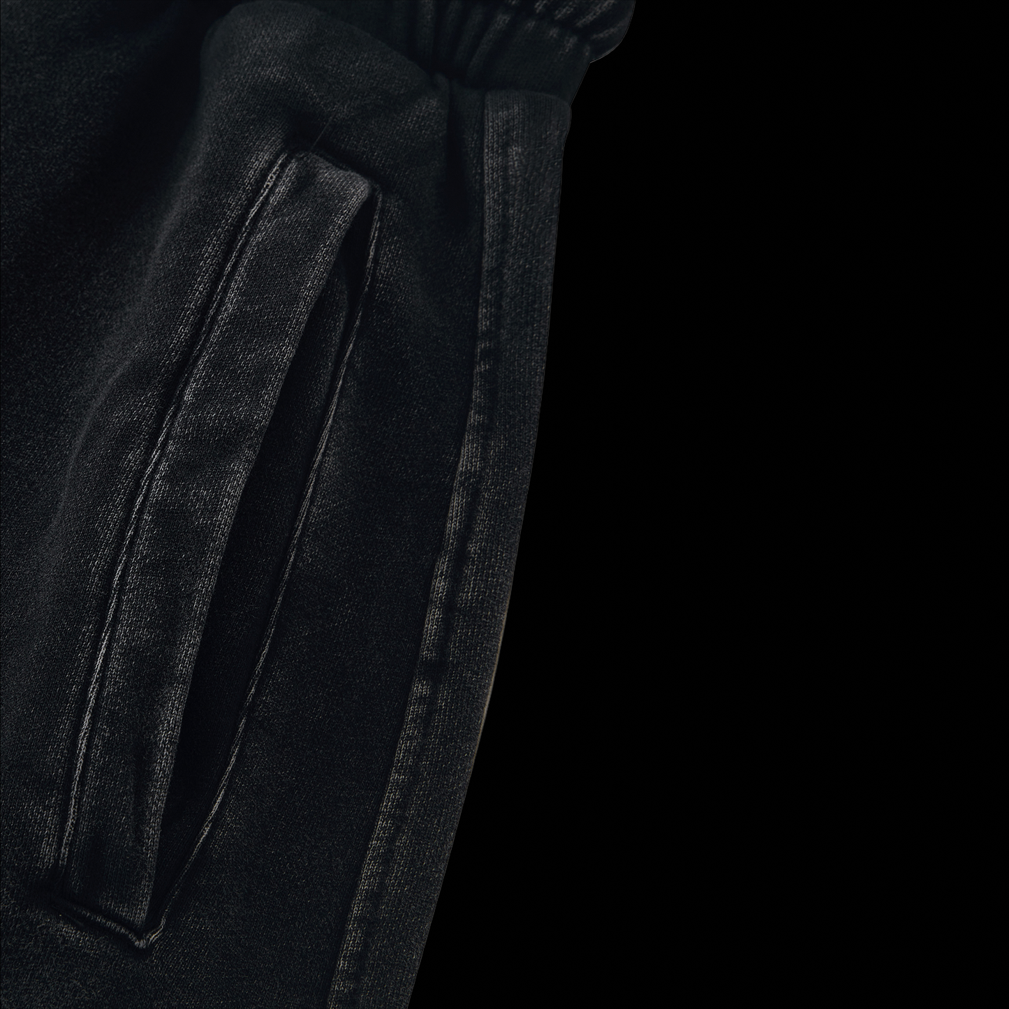 KILL THE NOISE 'DISTRESSED & WASHED' CAMO ELASTIC WAISTBAND SHORTS