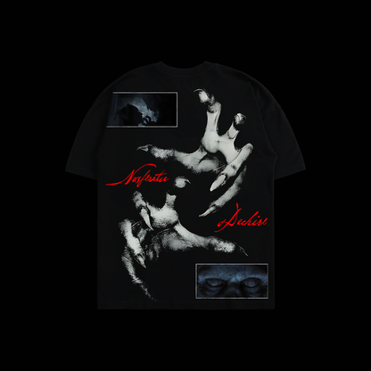 NOSFERATU '128 YEARS OF DRACULA EDITION' OVERSIZED TEE IN BLACK