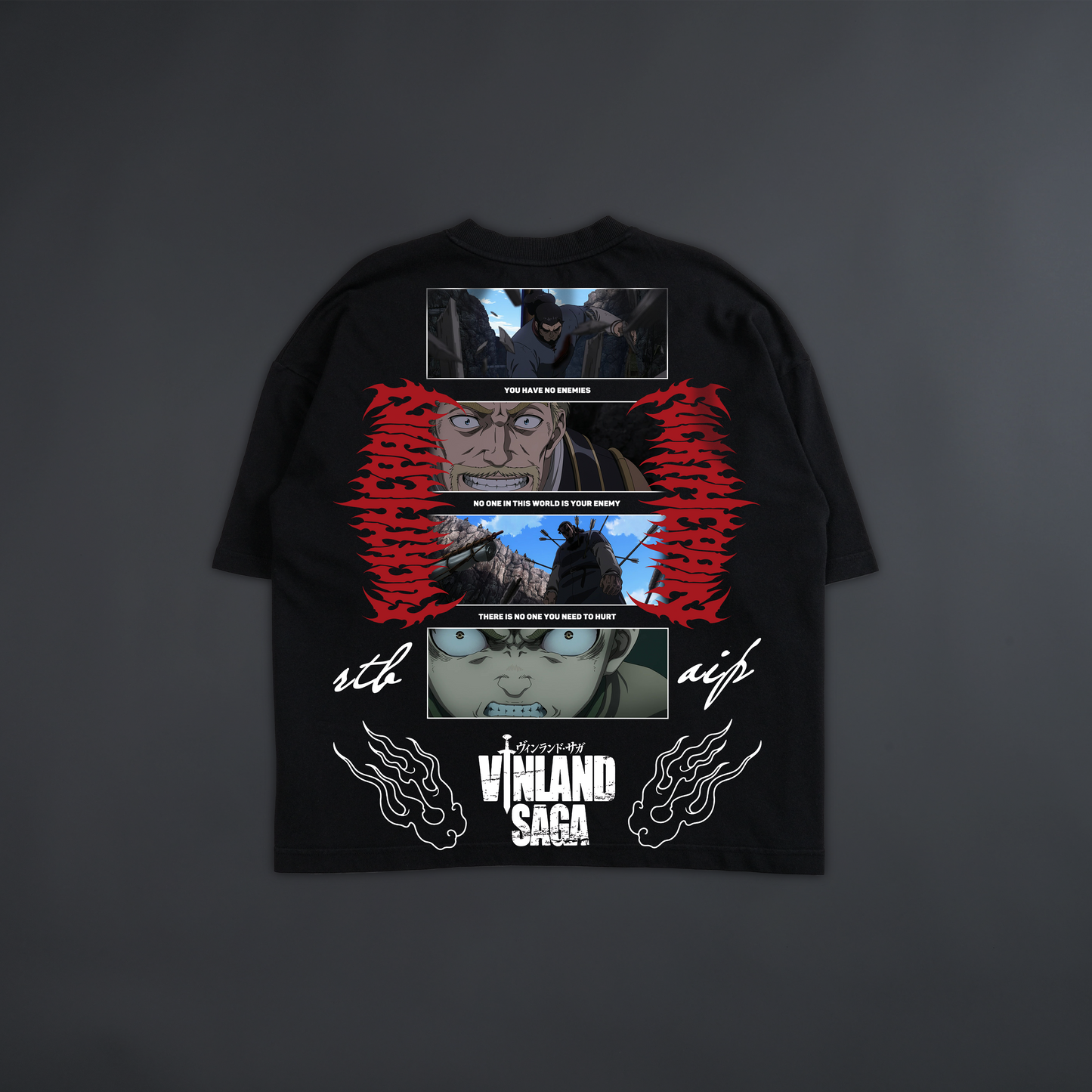 THORS: TROLL OF JOM 'LIMITED' OVERSIZED BOXY TEE IN BLACK