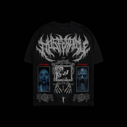 NOSFERATU '128 YEARS OF DRACULA EDITION' OVERSIZED TEE IN BLACK