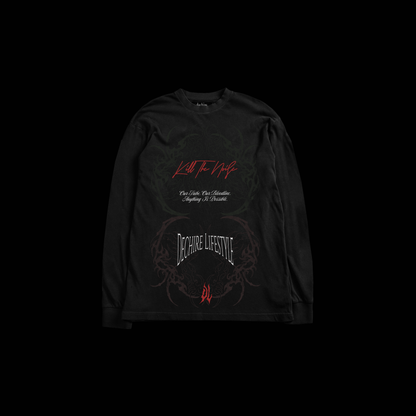MF' DOOM 'HVYWT' L/S TEE IN BLACK