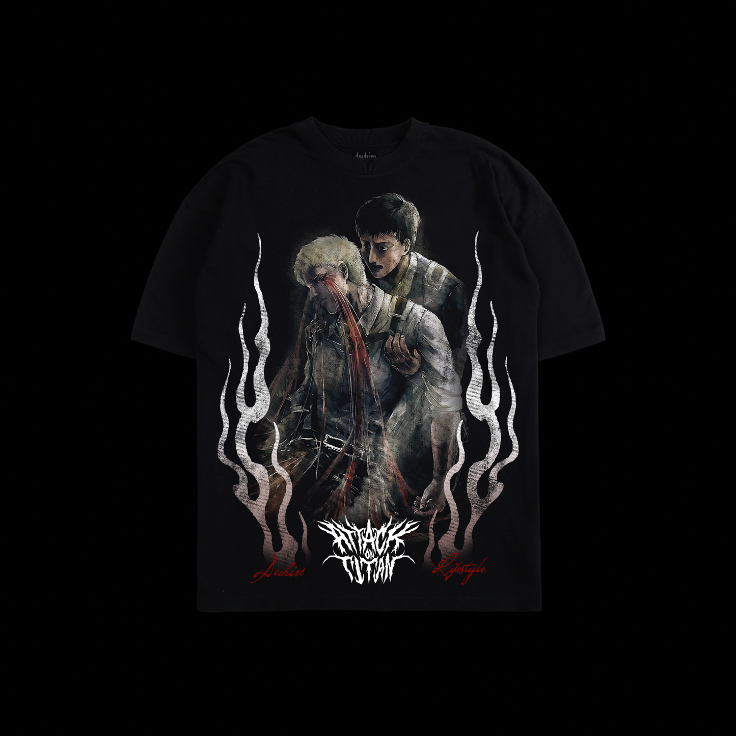BREACH OF WALL MARIA 'LIMITED' 6oz OVERSIZED TEE IN BLACK