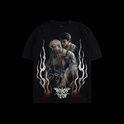 BREACH OF WALL MARIA 'LIMITED' 6oz OVERSIZED TEE IN BLACK